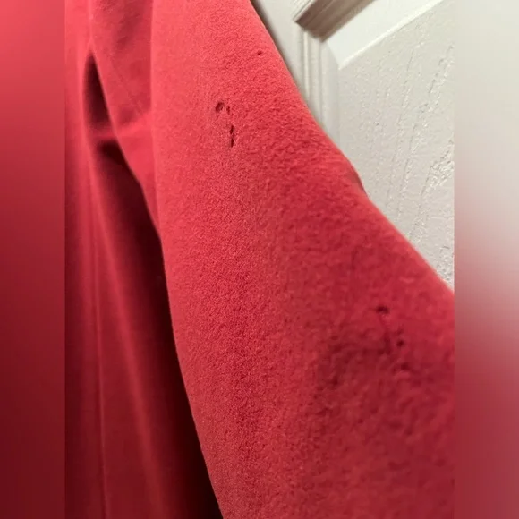 Cole Haan Red Pea Coat - Picture 8 of 10